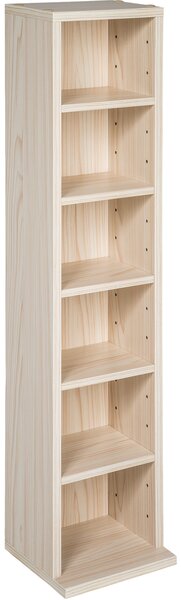 Tectake Stojan se 6 policemi na 102 CD 90x21x20cm - buk