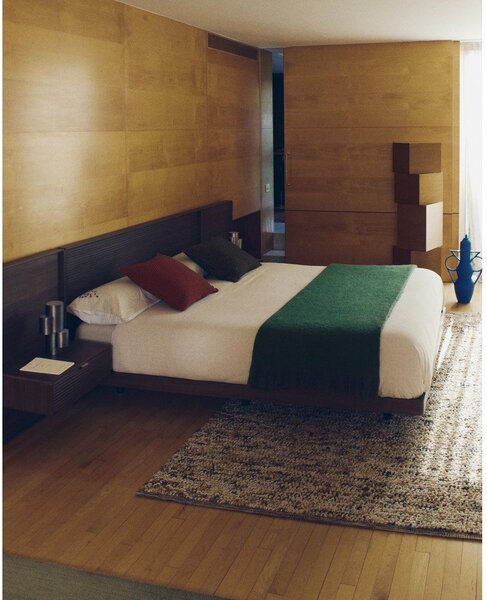 Hnědá dvoulůžková postel z březového dřeva s roštem 180x200 cm Norlen – Kave Home