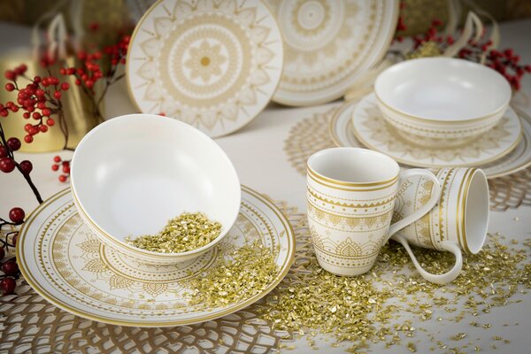 KOMBINOVANÁ SOUPRAVA, 8dílné, kamenina Creatable - Online Only nádobí, Online Only