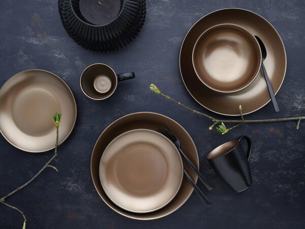 KOMBINOVANÁ SOUPRAVA, 8dílné, kamenina Creatable - Online Only nádobí, Online Only