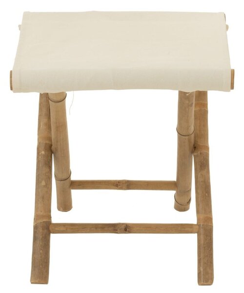 Přírodní bambusová stolička Bamboo Pliable - 40*40*42cm - J-Line by Jolipa