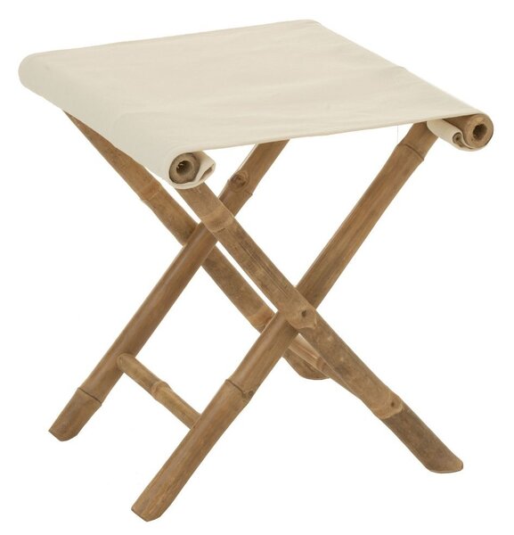 Přírodní bambusová stolička Bamboo Pliable - 40*40*42cm - J-Line by Jolipa