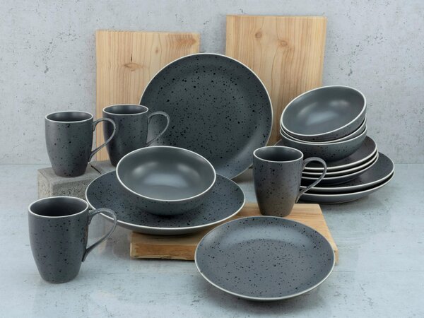 KOMBINOVANÁ SOUPRAVA, 16dílné, kamenina Creatable - Online Only nádobí, Online Only