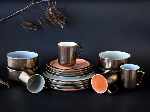KOMBINOVANÁ SOUPRAVA, 16dílné, kamenina Creatable - Online Only nádobí, Online Only