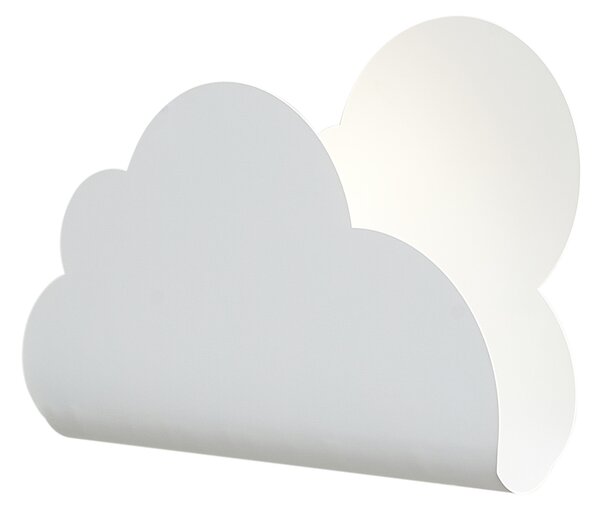 Dětské nástěnné svítidlo bílý oblak se sluncem - Cloudy