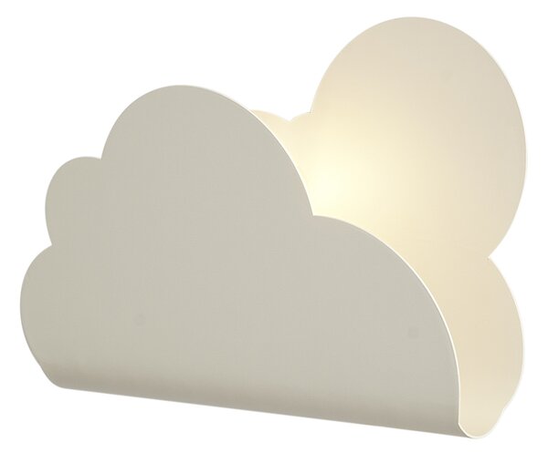 Dětská nástěnná lampa béžový mrak se sluncem - Cloudy