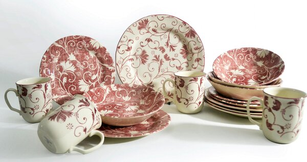 KOMBINOVANÁ SOUPRAVA, 16dílné, pórovina Creatable - Online Only nádobí, Online Only