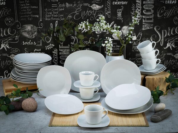KOMBINOVANÁ SOUPRAVA, 30dílné, porcelán Creatable - Online Only nádobí, Online Only