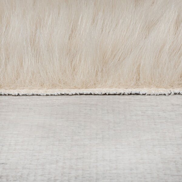 Krémová syntetická kožešina 80x150 cm Waffle Faux Fur – Flair Rugs