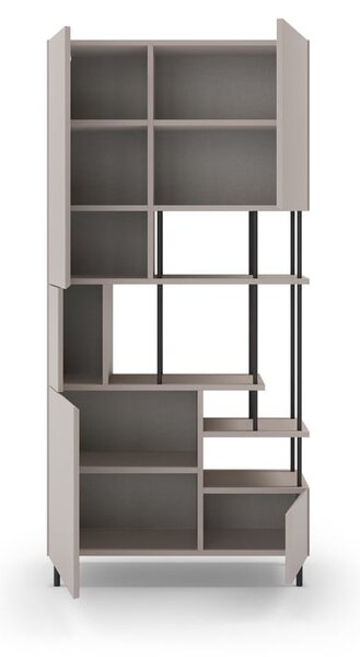 Krémová knihovna 84x175 cm Perla – Marckeric