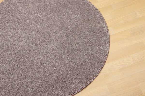 Vopi, Kusový koberec Apollo Soft béžový kruh, 150x150 (průměr) kruh, béžová, obývací pokoj