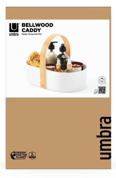 Bílý koupelnový organizér Bellwood – Umbra