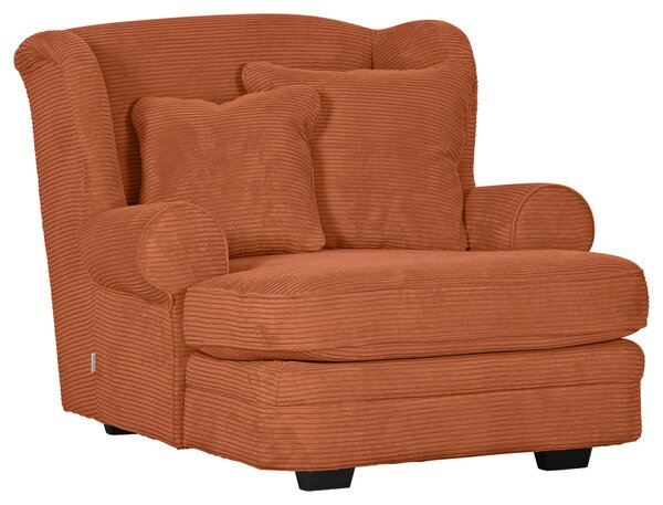 XXL KŘESLO, textil, rezavá Ambia Home - Křesla klasická