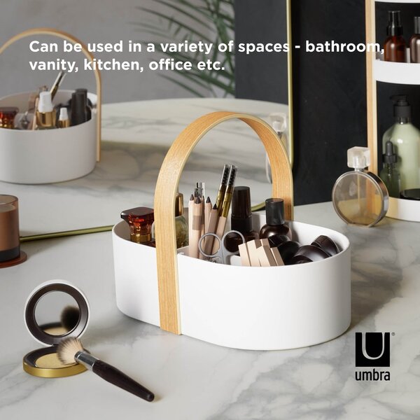 Bílý koupelnový organizér Bellwood – Umbra