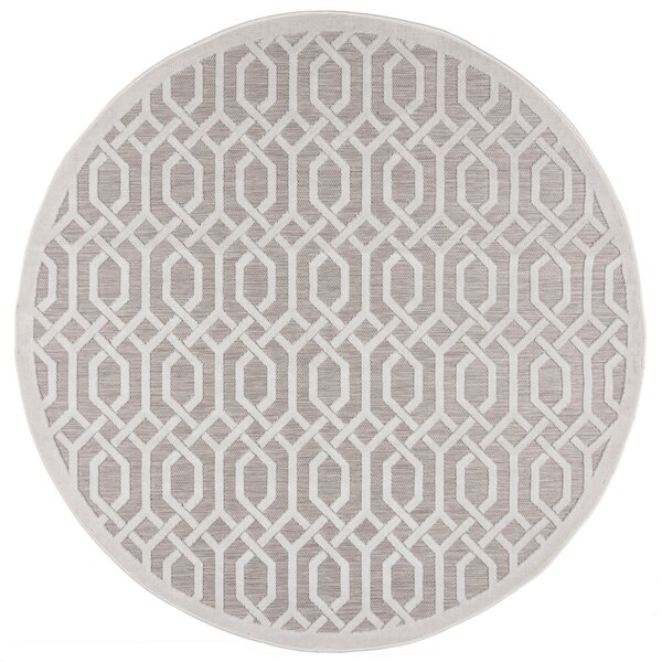 Flair Rugs koberce Kusový koberec Piatto Mataro Natural kruh - 160x160 (průměr) kruh cm