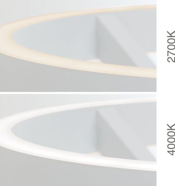 Orion - LED Stmívatelná stojací lampa KOLK LED/40W/230V 2700/4000K bílá