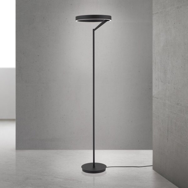 Orion - LED Stmívatelná stojací lampa KOLK LED/40W/230V 2700/4000K černá