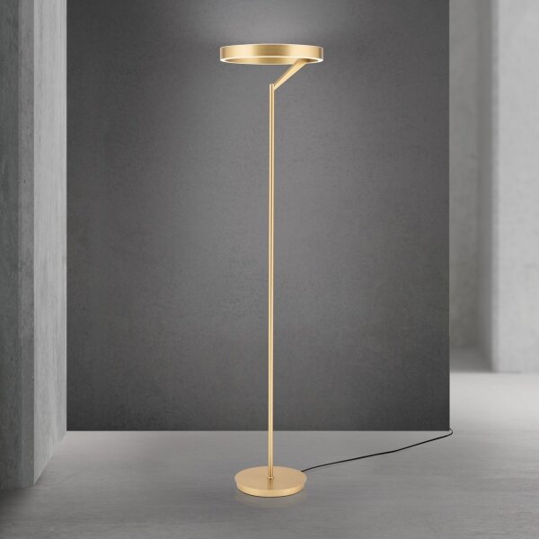 Orion - LED Stmívatelná stojací lampa KOLK LED/40W/230V 2700/4000K zlatá