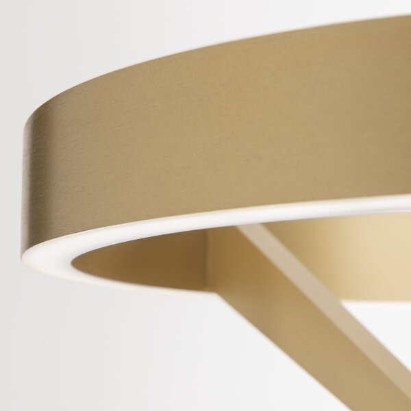 Orion - LED Stmívatelná stojací lampa KOLK LED/40W/230V 2700/4000K zlatá