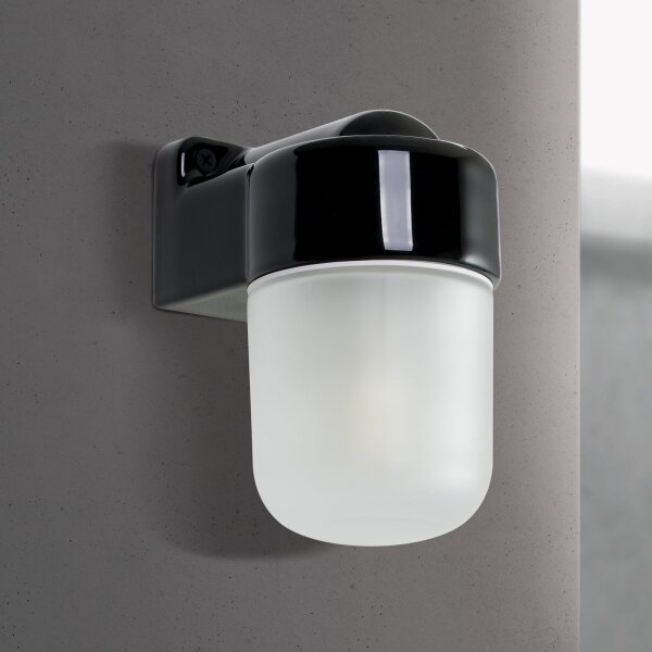 Orion - Nástěnná lampa OSTIA 1xE27/40W/230V černá