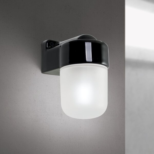 Orion - Nástěnná lampa OSTIA 1xE27/40W/230V černá