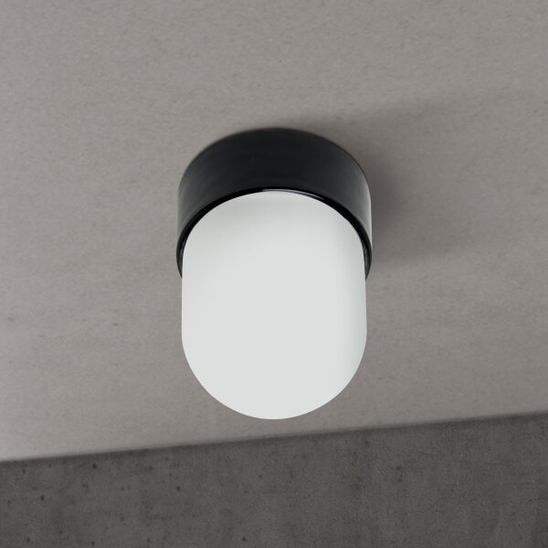 Orion - Stropní svítidlo OSTIA 1xE27/40W/230V pr. 9,8 cm černá