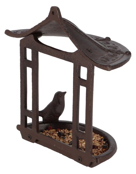 Závěsné litinové krmítko Esschert Design, výška 24,4 cm