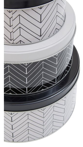 Kovové dózy na potraviny v sadě 3 ks Urban – Premier Housewares