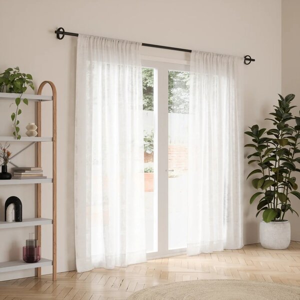 Ocelová roztažitelná garnýž 107 - 305 cm Ringlet – Umbra