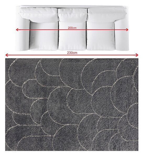 Koberec Royal smoky blue/cream 160x230cm