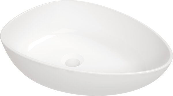 Deante Alpinia umyvadlo 47x35 cm na pult bílá lesk CGA_6U5S