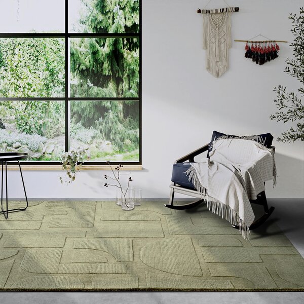 Zelený ručně tkaný vlněný koberec 120x170 cm Alexis – Villeroy&Boch