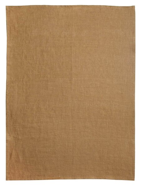 Lněná utěrka Mustard 50 × 70 cm