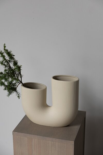 Porcelánová váza STRÅVALLA Beige