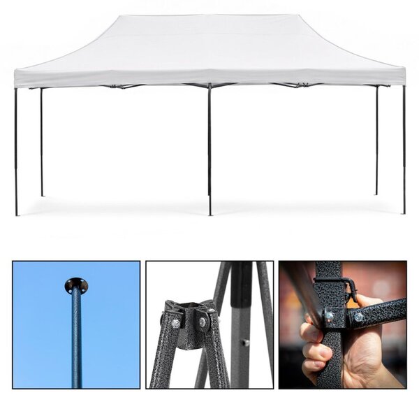 Párty stan 3x6 m SPRINGOS GP0006 bílý