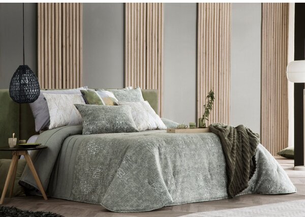 Textil Antilo Přehoz na postel Abby Green, zelenošedý Rozměr: 250x270 cm