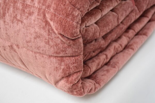 Textil Antilo Přehoz na postel Nantes Terra, terakotová, elegantní Rozměr: 250x270 cm
