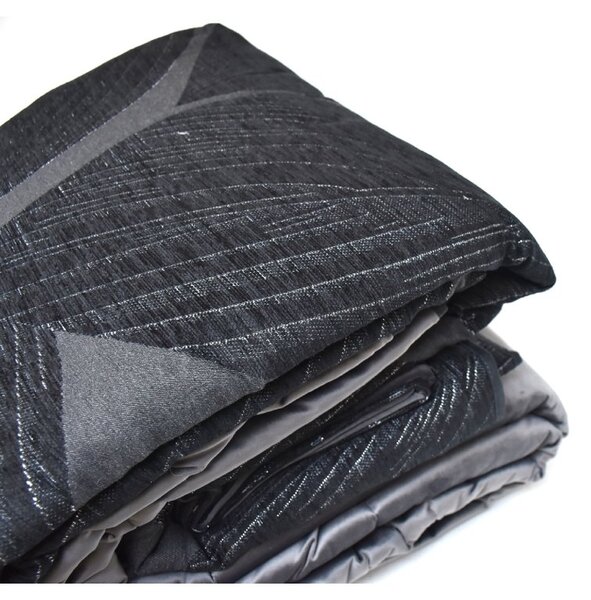 Textil Antilo Přehoz na postel Level Black, černý Rozměr: 250x270 cm