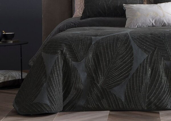Textil Antilo Přehoz na postel Level Black, černý Rozměr: 250x270 cm