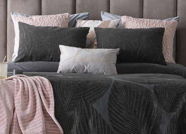 Textil Antilo Přehoz na postel Level Black, černý Rozměr: 250x270 cm