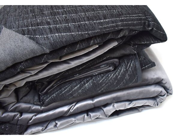 Textil Antilo Přehoz na postel Level Black, černý Rozměr: 250x270 cm