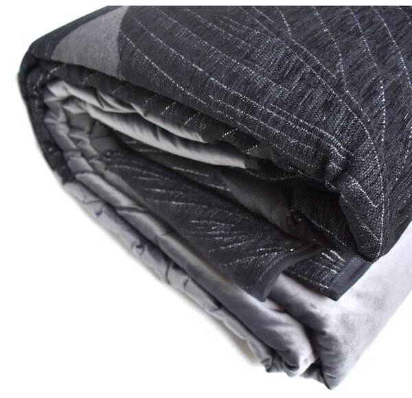 Textil Antilo Přehoz na postel Level Black, černý Rozměr: 250x270 cm