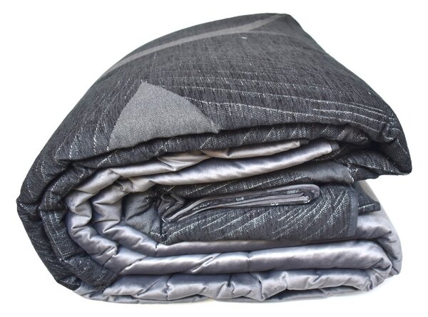 Textil Antilo Přehoz na postel Level Black, černý Rozměr: 250x270 cm
