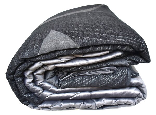 Textil Antilo Přehoz na postel Level Black, černý Rozměr: 250x270 cm