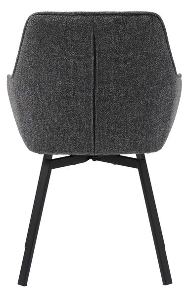Šedá jídelní židle Alma – Unique Furniture