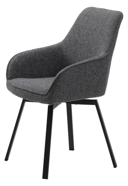 Šedá jídelní židle Alma – Unique Furniture