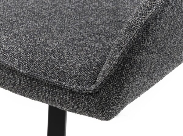 Šedá jídelní židle Alma – Unique Furniture