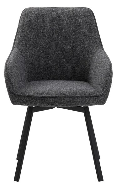Šedá jídelní židle Alma – Unique Furniture