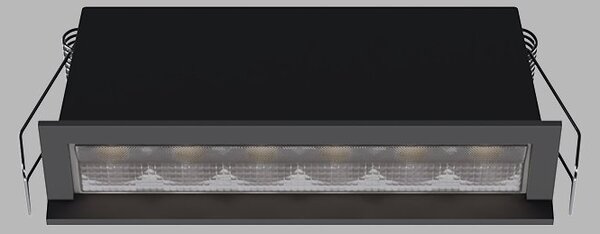 Led2 Zápustné LED svítidlo RIVA MINI WW 6, 10W, 113x31 mm, CCT Barva: Černá, Teplota světla: CCT 3000K/3500K/4000K, Stmívání a řízení: ON/OFF