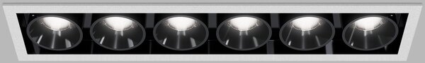 Led2 Zápustné LED svítidlo RIVA MAXI 6, 30W, 287x62 mm, CCT Barva: Bílá, Teplota světla: CCT 3000K/3500K/4000K, Stmívání a řízení: ON/OFF